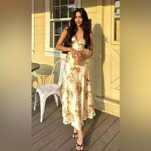 12th Tribe Floral Maxi Dress